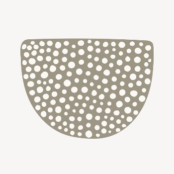 Dots collage element,  abstract | Free PSD - rawpixel