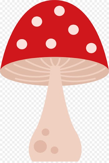 Dots Red Poisonous mushroom - White dot mushroom 