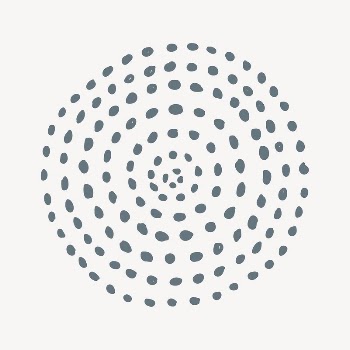 Dots round shape collage element, | Free PSD - rawpixel