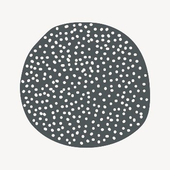 Dots round shape collage element, | Free PSD - rawpixel