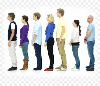 Double Blind - - People Standing In Line
