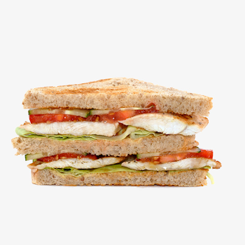 Double Chicken Sandwich, Chicken Clipart, Sandwich Clipart ...