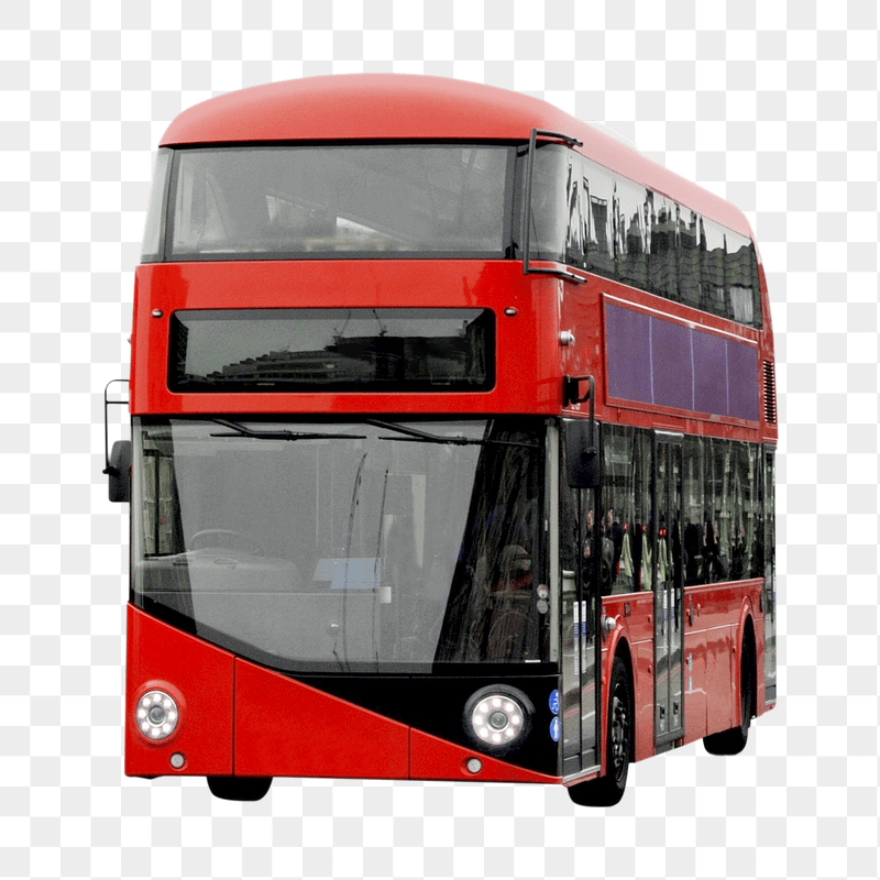 Double-decker bus png sticker, transparent | Free PNG - rawpixel