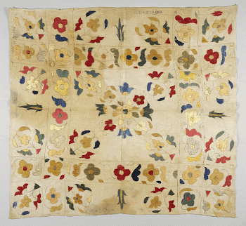 Double-faced embroidery; white fabric with multicolored | Free Photo - rawpixel