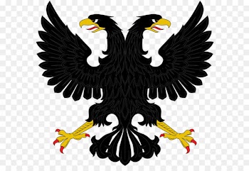 Double-headed eagle Byzantine Empire Clip art - Eagle black logo PNG image, free download 