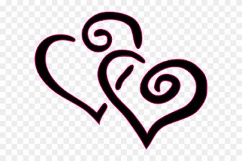 Double Hearts Clip Art At Clipart Library - Wedding Bells