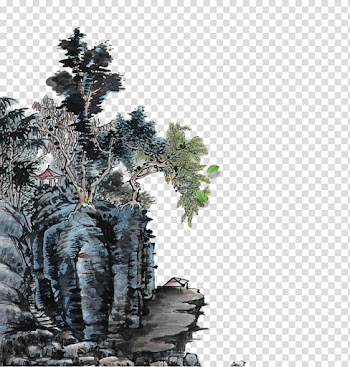 Double Ninth Festival 9u67089u65e5 Poster, Tree Hill transparent background PNG clipart