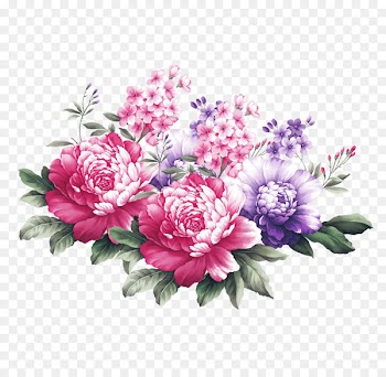 Double Ninth Festival Poster - Peony flower 