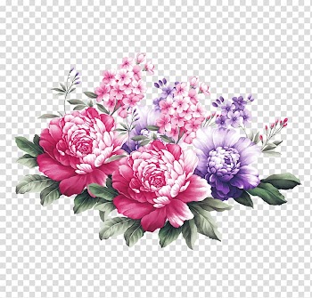 Double Ninth Festival Poster, Peony flower transparent background PNG clipart