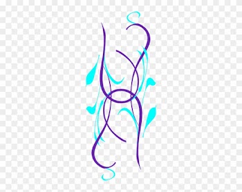 Double Purple &amp; Teal Wedding Corner Art Clip Art - Teal And Purple Border