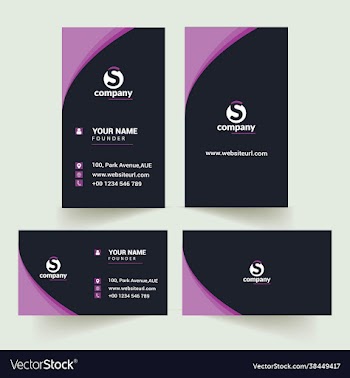 double-sided creative business card template