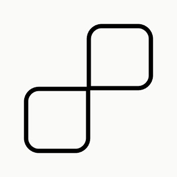 Double square icon psd in simple style | Free stock illustration | High Resolution graphic