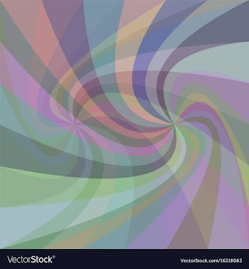 Double swirl background - design from rays in vector image