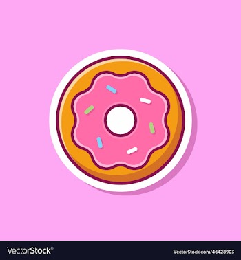 doughnut cartoon