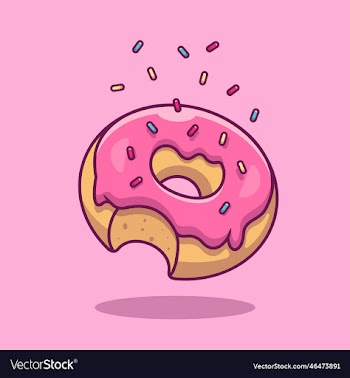 doughnut cartoon