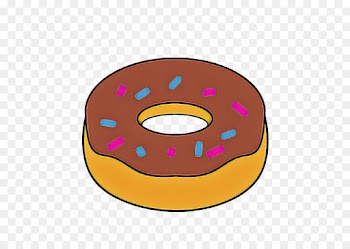 doughnut ciambella baked goods pastry cartoon
