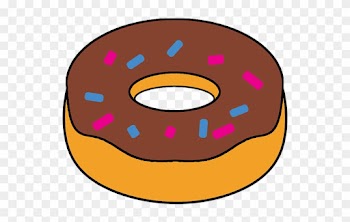 Doughnut, Clipart, Food, Snack, Fast-food, Cartoon - Food Clip Art