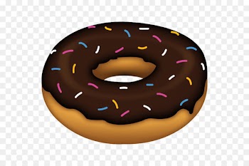 Doughnut Emoji Food - Donut PNG 