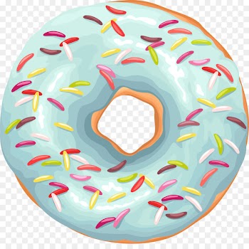 Doughnut Paper Wallpaper - Green delicious donut 