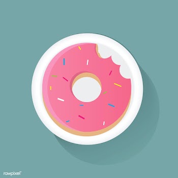Doughnut unhealthy food vector illustration | Free stock vector - 390346