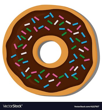 doughnut with chocolate and toppings