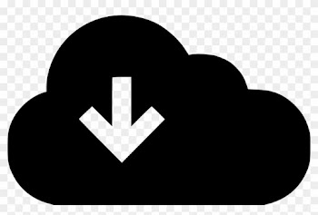 Down Streaming Cloud Arrow Pointer Comments - Emblem