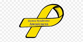 Down Syndrome Awareness Ribbon Clipart - Love My Husband And Baby