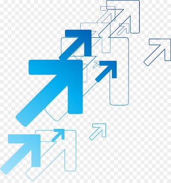 Download Arrow Clip art - Blue arrow 