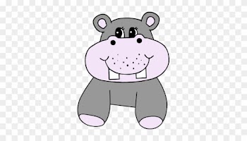 Download - Baby Hippo Clip Art