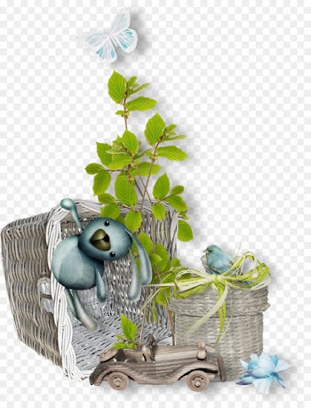 Download Basket Icon - Bamboo basket bunny 