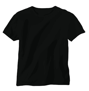 Download Black Vector T-Shirt | T-Shirts | Shirt template, Blank t ...