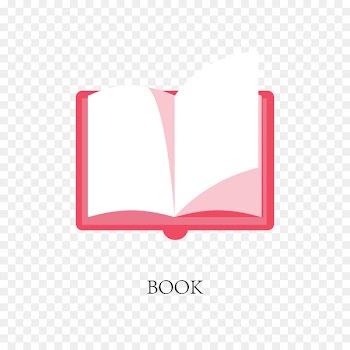 Download, Book, Cartoon, Pink, Red PNG