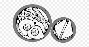 Download Breakfast Clip Art Free Clipart Of Breakfast - Breakfast Black And White