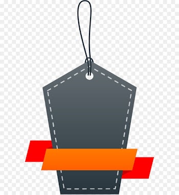 Download Button Computer file - Tag ribbon border 