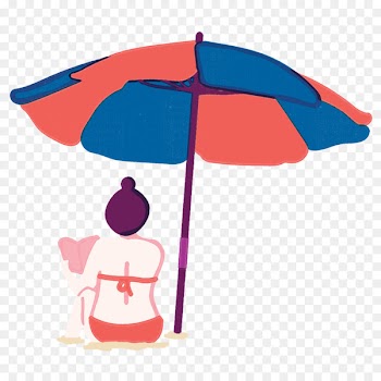 Download, Cartoon, Book, Umbrella, Pink PNG