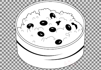 Download Clip art clipart Black and white Rice and beans Clip art