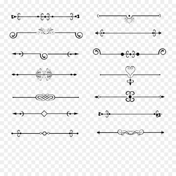Download Clip art - Retro dividing line 