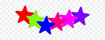 Download - Colorful Stars Clipart
