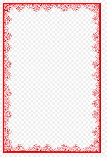 Download Copyright Clip art - Red Chinese border 