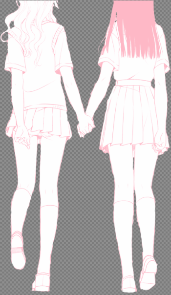 Download Cute Yuri Anime Girl Sticker Nanami Png Cute Yuri - Yuri ...