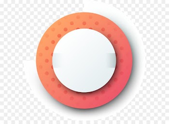 Download Dotted circle Icon - Orange dot circles 