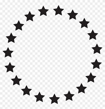 Download File - Circle Of Stars Png