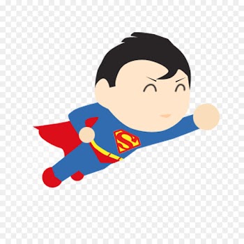 Download Flat design - Flying Superman 