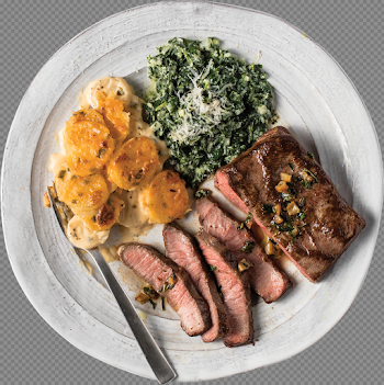 Download Flat Iron Steak Dinner - Roast Beef PNG Image with No ...