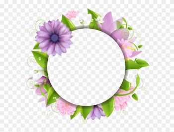 Download Flowers Borders Free Png Photo Images And - Flower Vector Frame Png