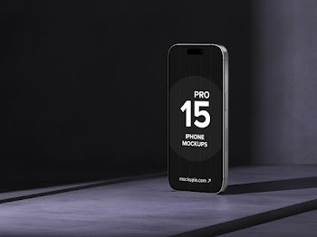Download Free iPhone 15 Pro Mockup - High-Quality Design Template
