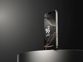 Download Free iPhone 16 Pro Mockup - High-Quality Design Resource