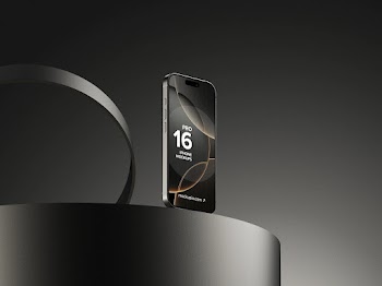 Download Free iPhone 16 Pro Mockup | High-Quality Template