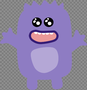 Download Free png Purple Monster - DLPNG.com