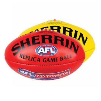 Download Free png Sherrin AFL Replica Game Football PVC Mini 20cm ...